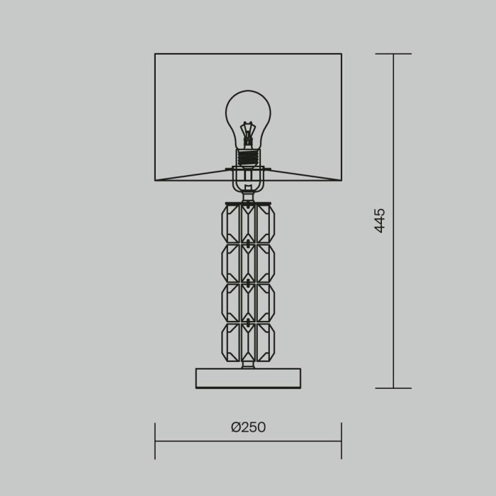 Настольная лампа Maytoni Talento DIA008TL-01CH