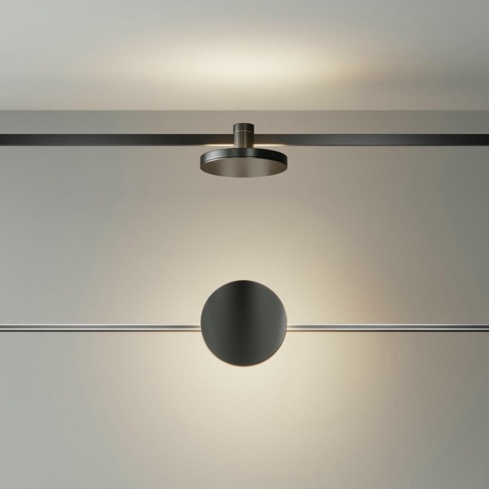 Трековый светодиодный светильник Maytoni Technical Flarity Plato TR152-1-7W3K-B